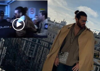 Can Yaman sbarca in Spagna e scatena la follia delle fan. La polizia costretta a trascinarlo via! (Video)