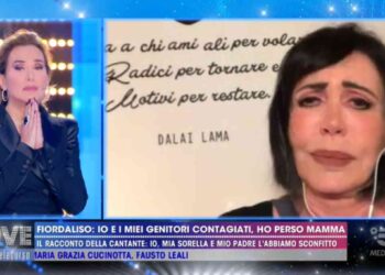 Live-Non è La D’Urso, Marina Fiordaliso racconta il suo gravissimo lutto