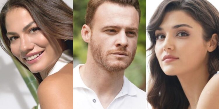 daydreamer e love is in Kerem Bursin Demet Ozdemir Hande Ercel