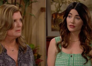Beautiful, anticipazioni 28 ottobre: Steffy trova Sheila con in braccio Hayes e dà di matto. Eric annuncia a Ridge e Brooke la sua decisione su Quinn e li caccia