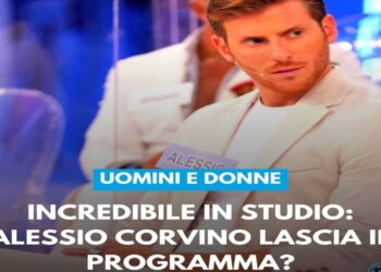 Uomini e Donne, anticipazioni 21 marzo: Gianni conferma la segnalazione su Alessio Corvino, che poi se ne va