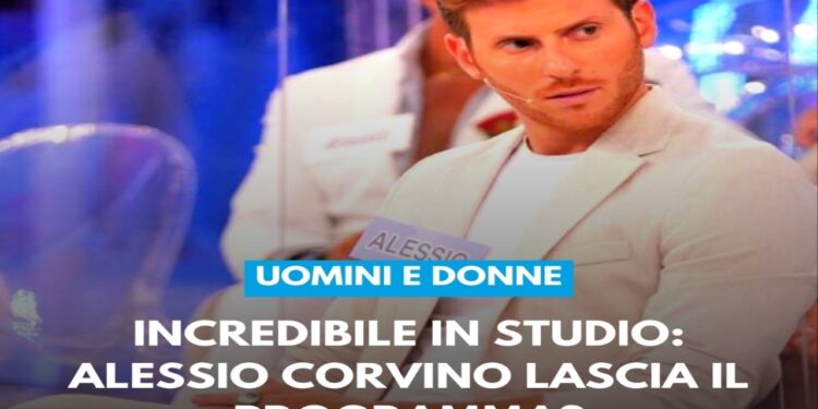 Uomini e Donne, anticipazioni 21 marzo: Gianni conferma la segnalazione su Alessio Corvino, che poi se ne va