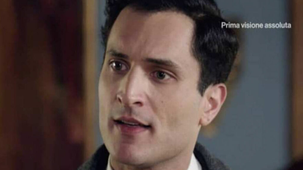 Vittorio Conti, personaggio interpretato da Alessandro Tersigni nella soap Il Paradiso delle Signore (Uno screenshot della puntata © Il Paradiso delle Signore)