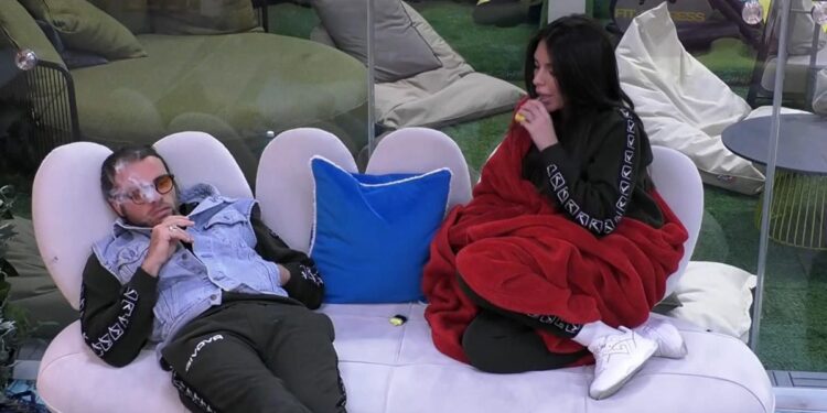 Greta Rossetti e Sergio D'Ottavi (© Grande Fratello Mediaset).